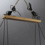 Planet Rectangular Chandelier 54" 72"