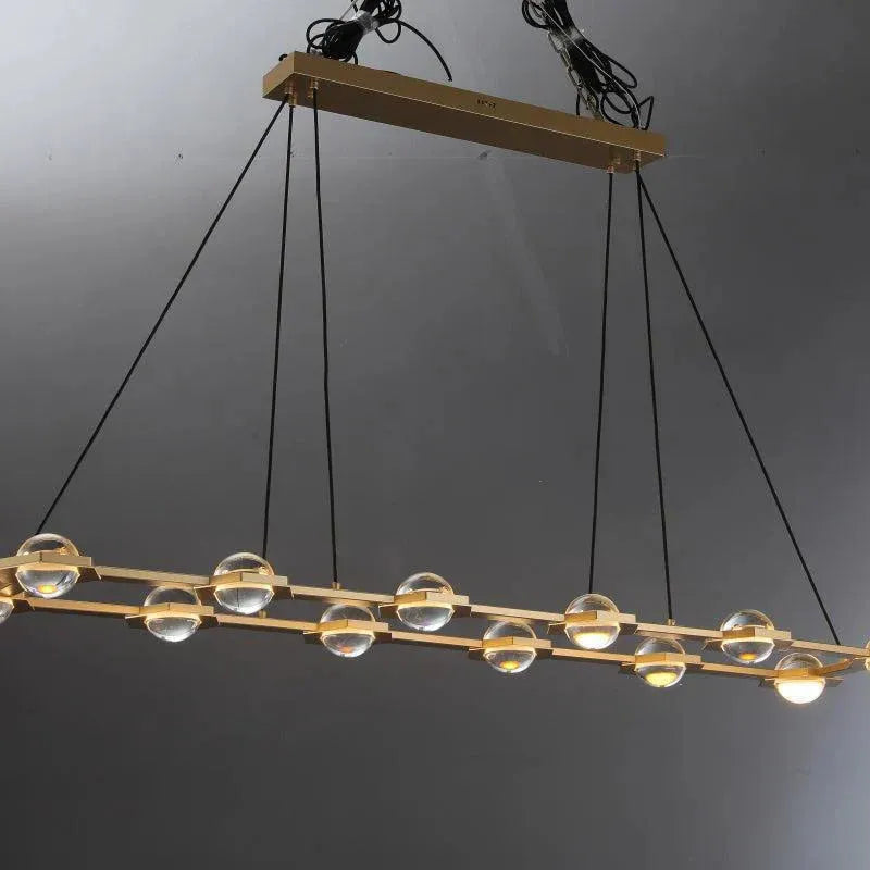 Planet Rectangular Chandelier 54" 72"