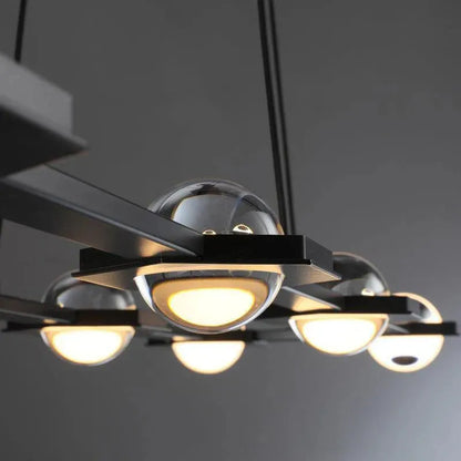Planet Rectangular Chandelier 54" 72"