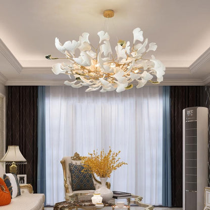 TLL Ginkgo Chandelier Gold