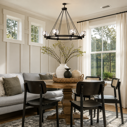 Demored Round Chandelier