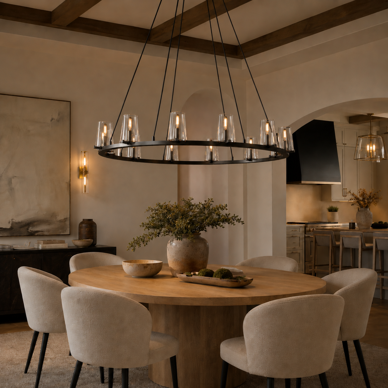 Parenlace Round Chandelier