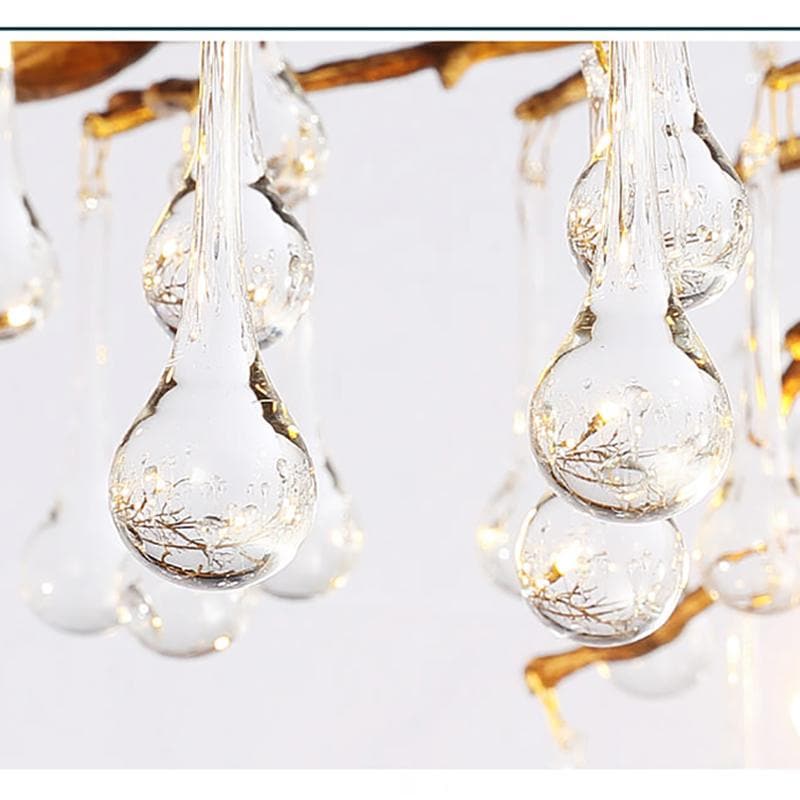 TLL Teardrop Branch Tree Crystal Chandelier