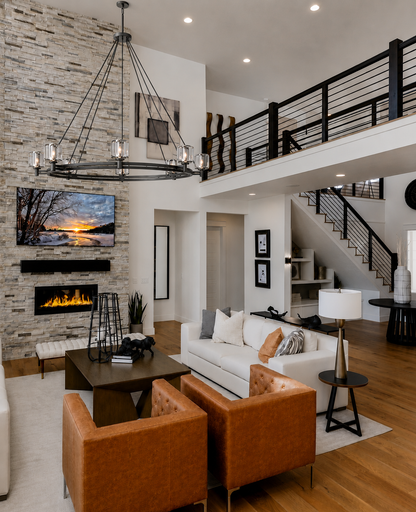 Demored Round Chandelier