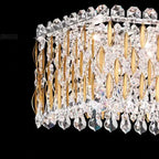 Extra Large Luxury Rectangle Crystal Pendant Chandelier for Living/Dining Room/Kitchen Island