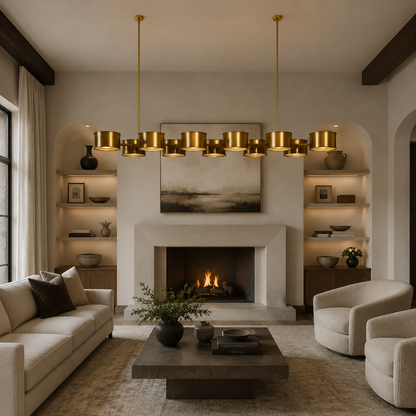Daphne Metal Linear Chandelier