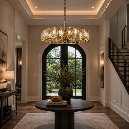 Hadilor Crystal Round Chandelier