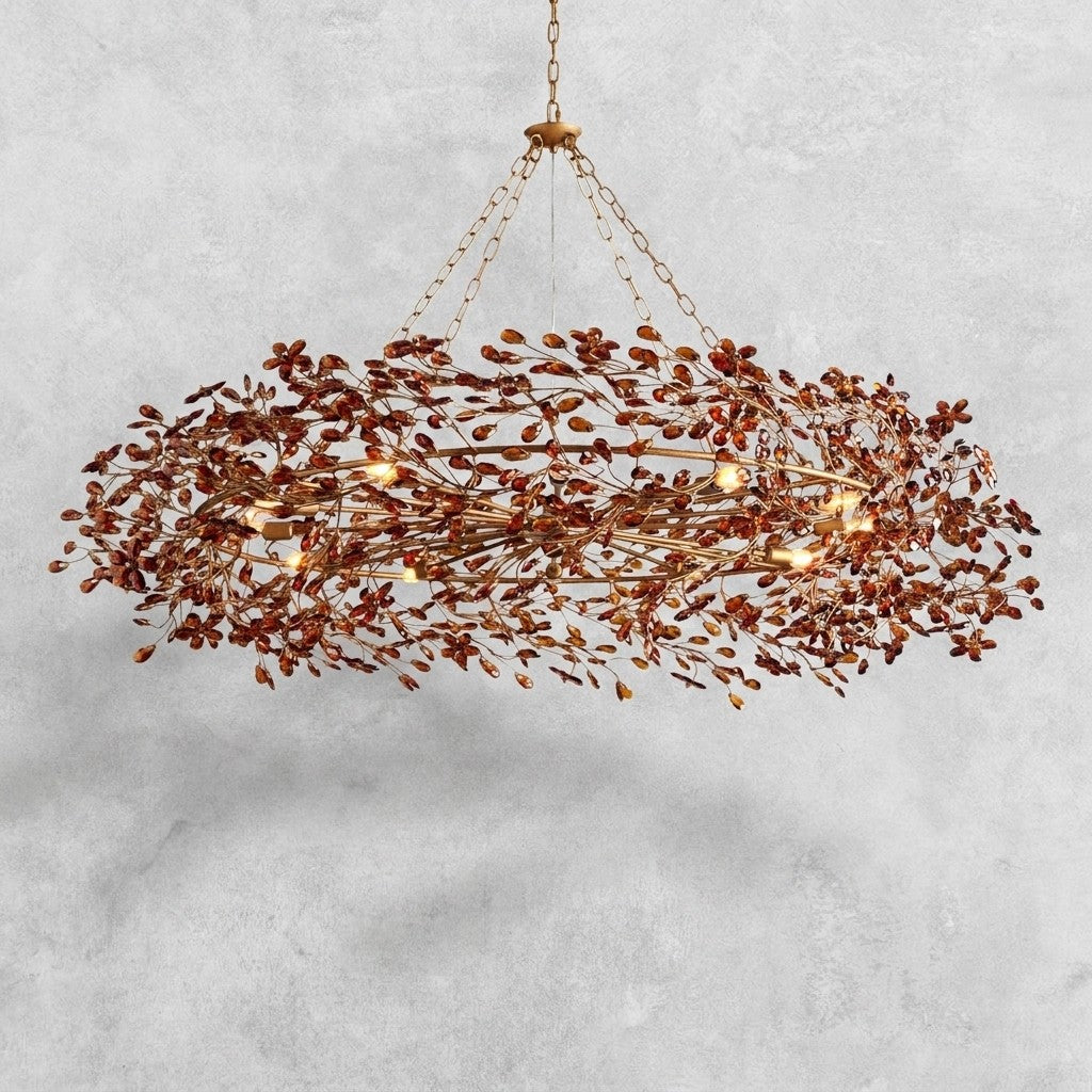 Fiore Crown Chandelier 39" 48" 60"