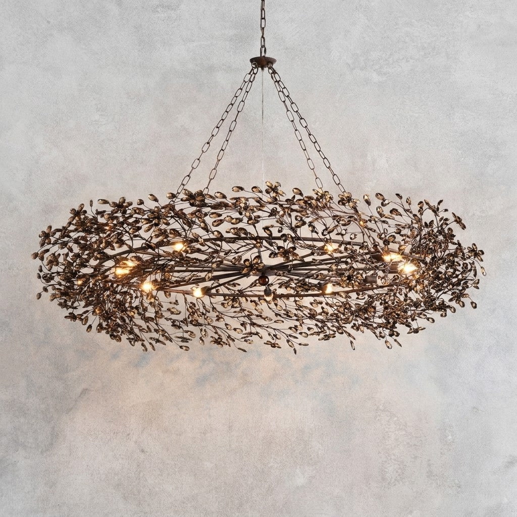 Fiore Crown Chandelier 39" 48" 60"