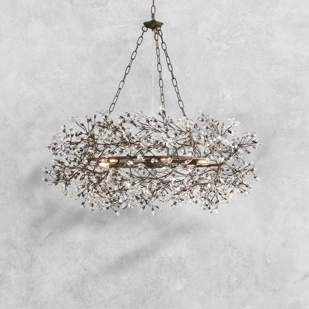 Fiore Crown Chandelier 39" 48" 60"