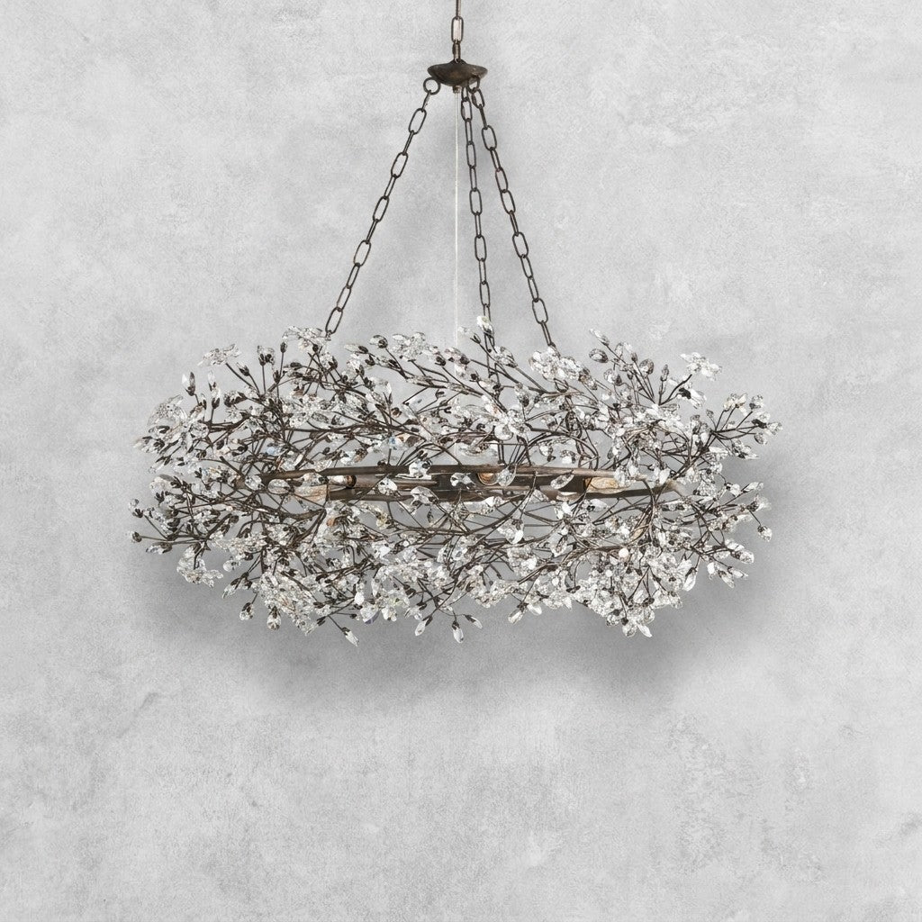 Fiore Crown Chandelier 39" 48" 60"