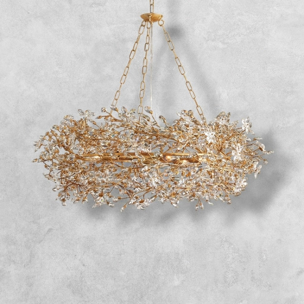 Fiore Crown Chandelier 39" 48" 60"