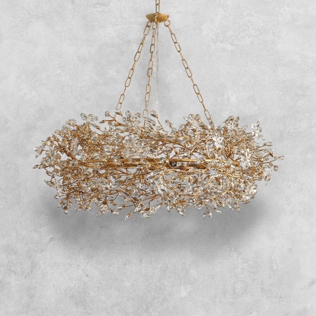 Fiore Crown Chandelier 39" 48" 60"