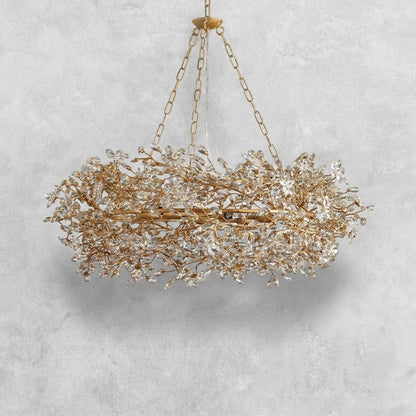 Fiore Crown Chandelier 39" 48" 60"