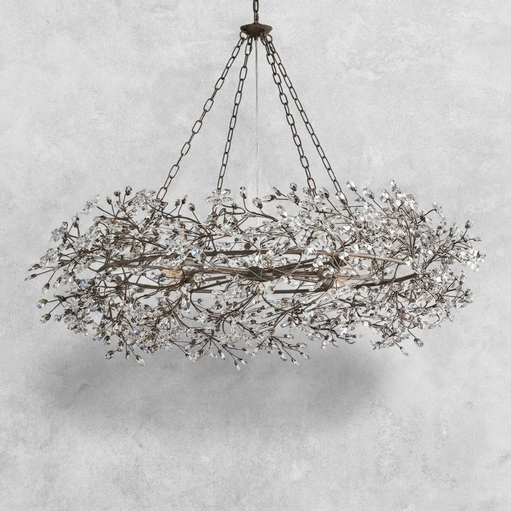Fiore Crown Chandelier 39" 48" 60"