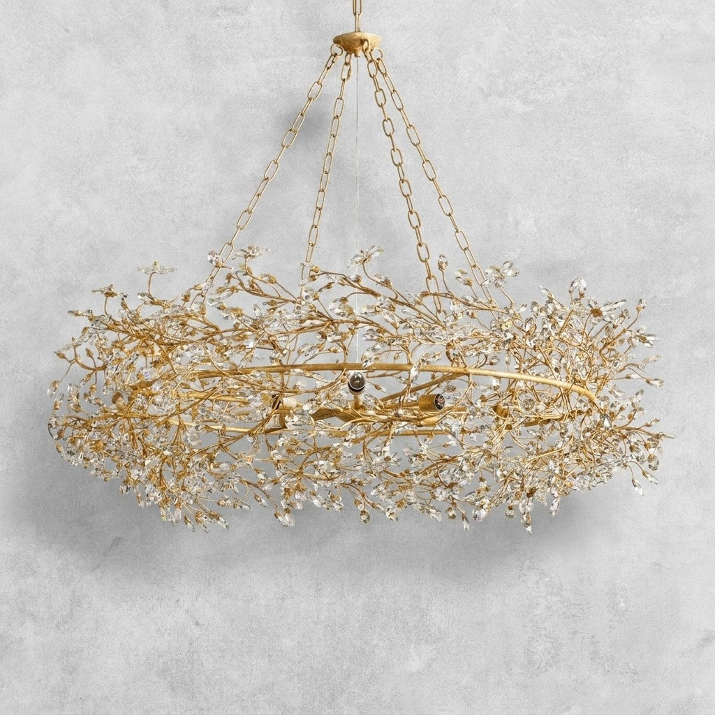 Fiore Crown Chandelier 39" 48" 60"