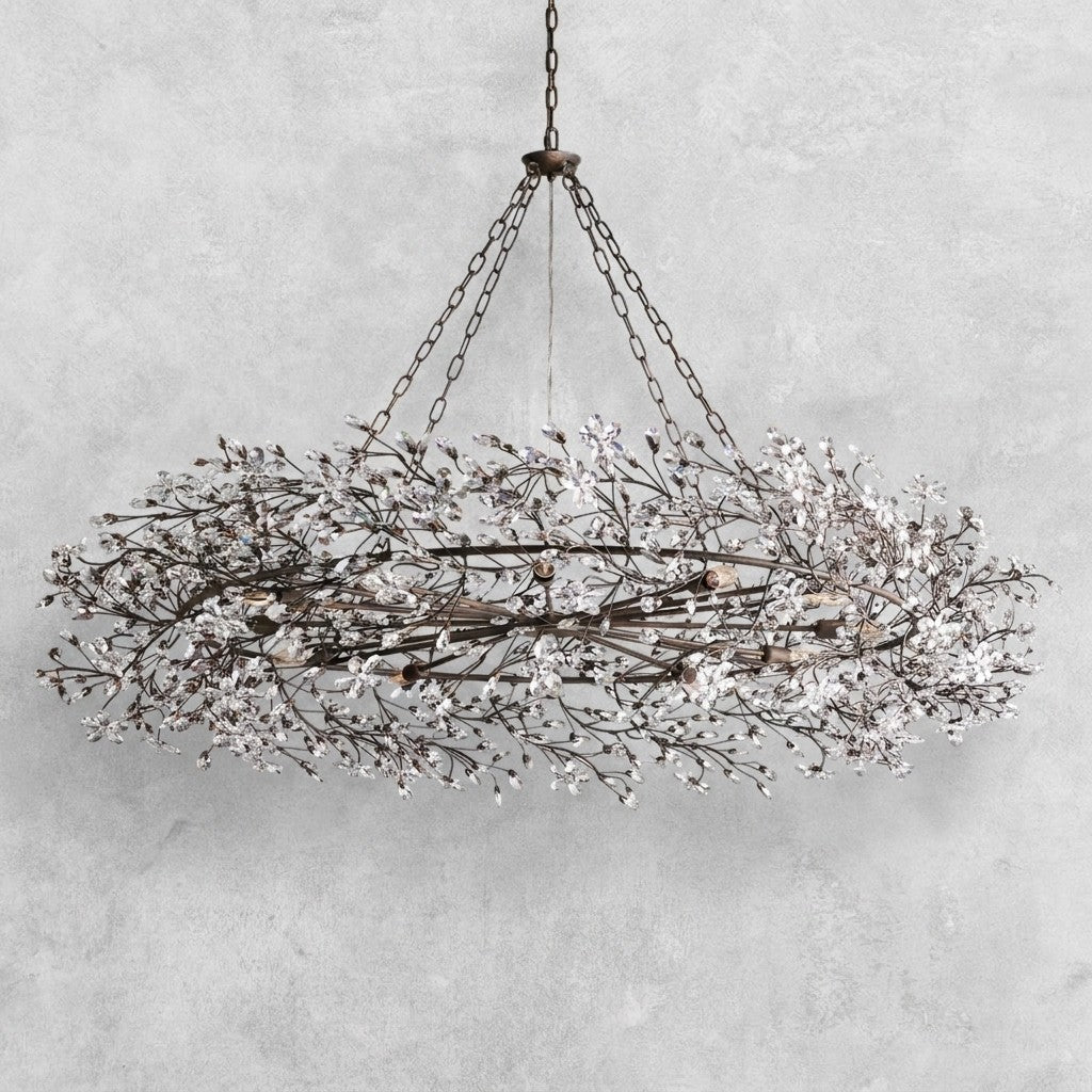 Fiore Crown Chandelier 39" 48" 60"