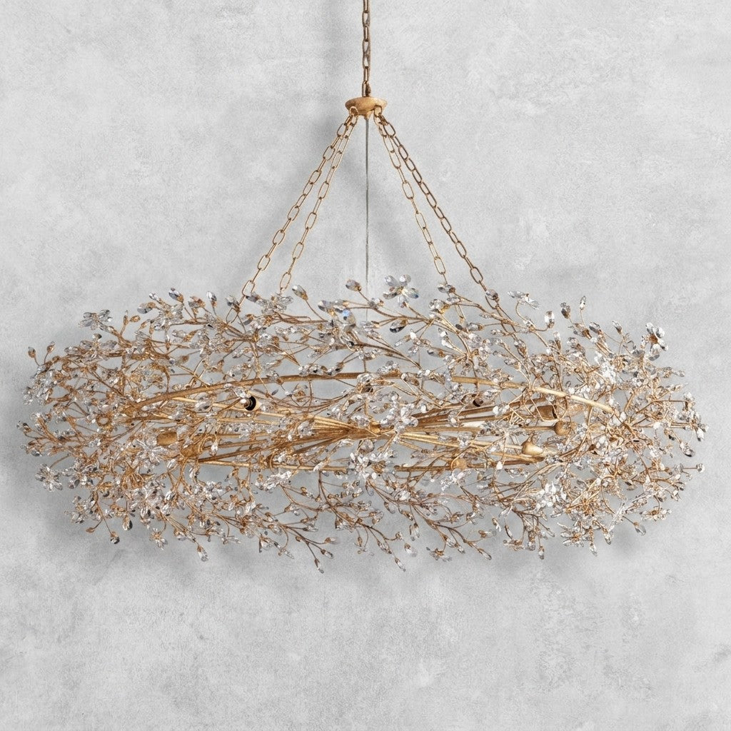 Fiore Crown Chandelier 39" 48" 60"
