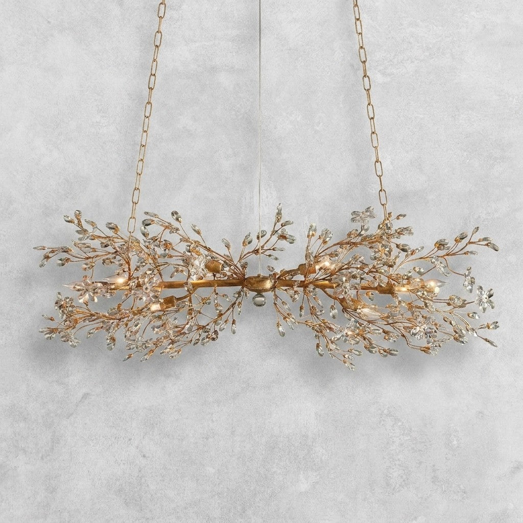 Fiore Linear Chandelier 43"51"68"