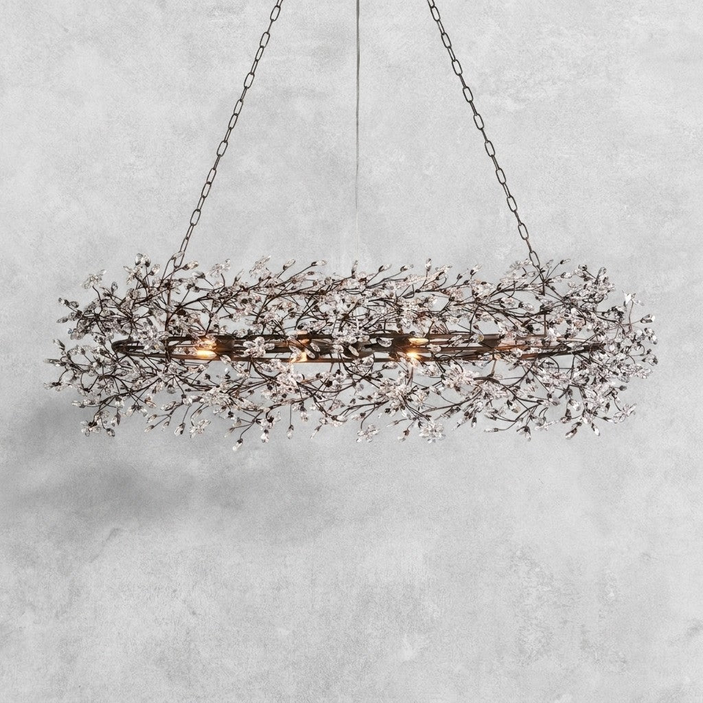 Fiore Oval Chandelier 62''74''