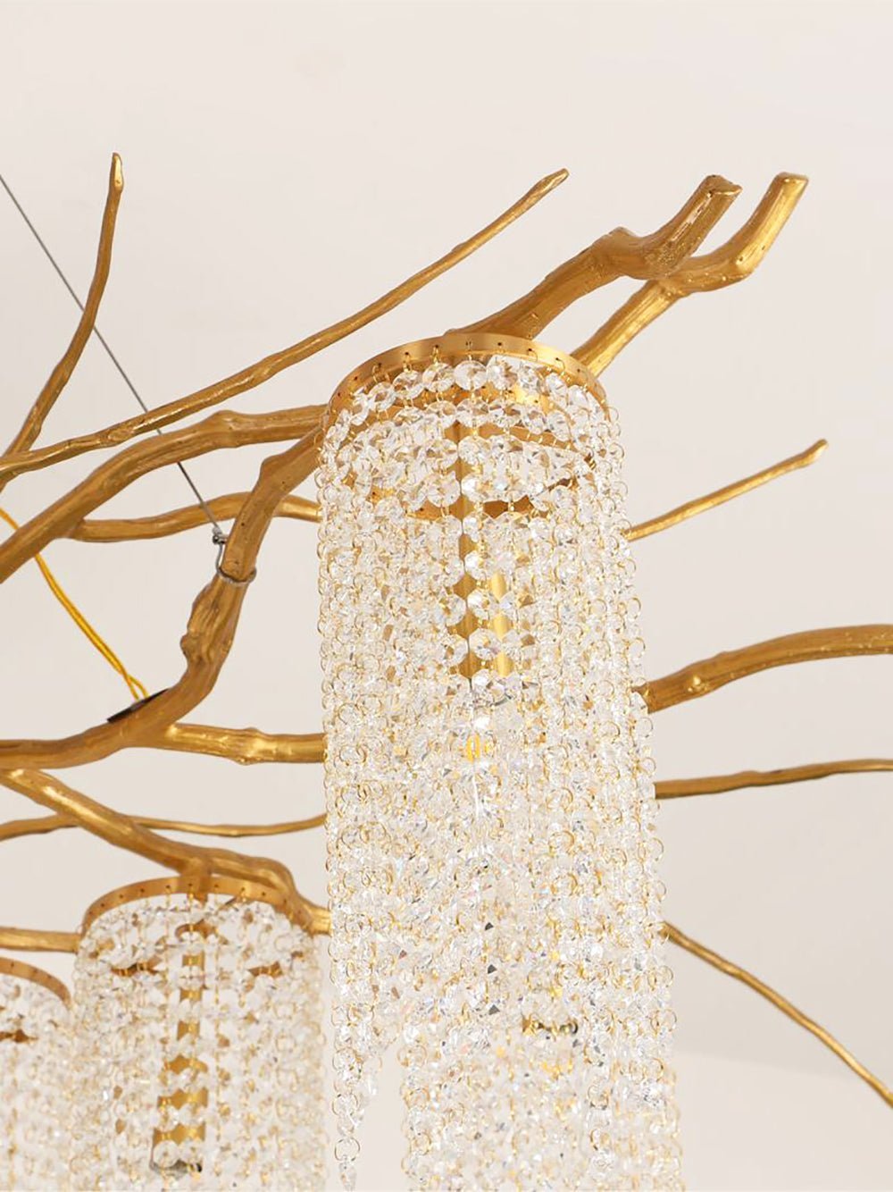 Forest Dawn Brass Branch Chandelier