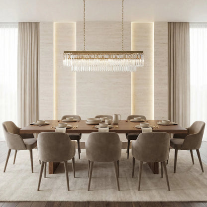 Leyland Tiered Rectangular Chandelier