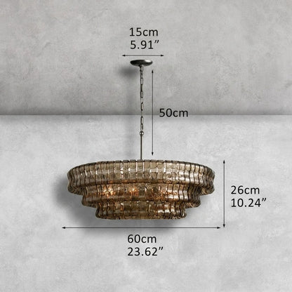 Ghiaccio Round Chandelier