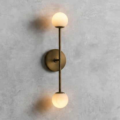 Girouette Alabaster Double Sconce
