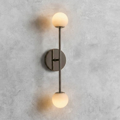 Girouette Alabaster Double Sconce