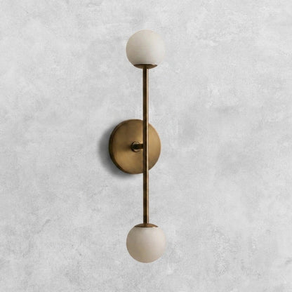 Girouette Alabaster Double Sconce