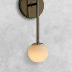 Girouette Alabaster Double Sconce