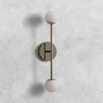 Girouette Alabaster Double Sconce