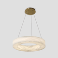 Glacera Alabaster Round Chandelier 19'' 27'' 36'' 60''D