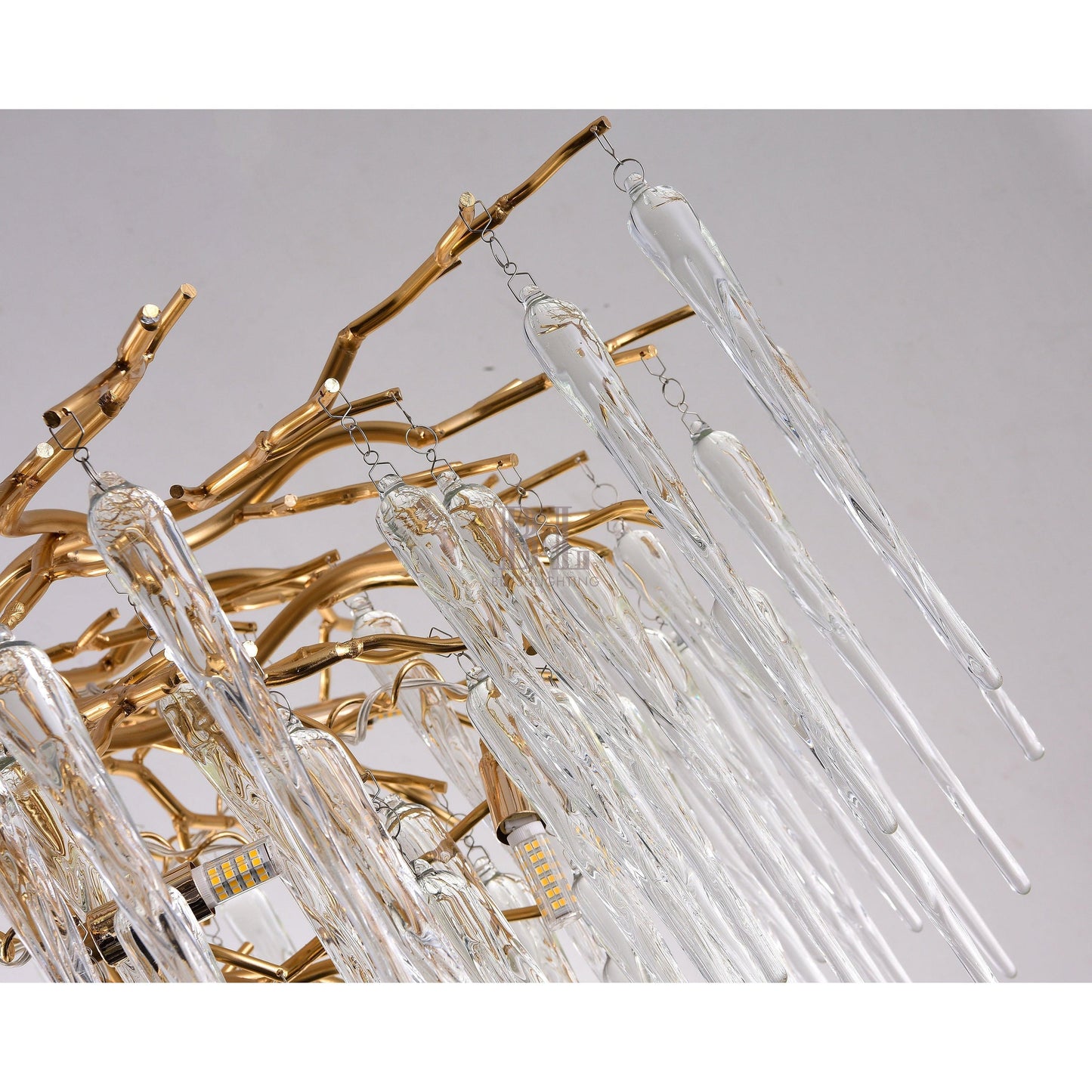 Glacier Organic Branch Round Chandelier