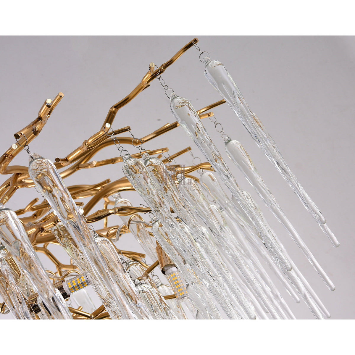 Glacier Organic Branch Round Chandelier