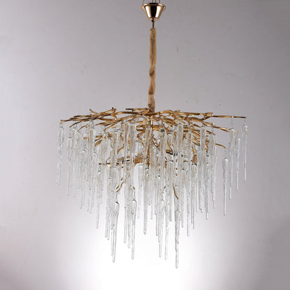 Glacier Organic Branch Round Chandelier