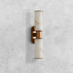 Harlin Alabaster 2-Light Wall Sconce