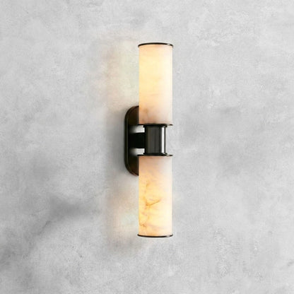 Harlin Alabaster 2-Light Wall Sconce