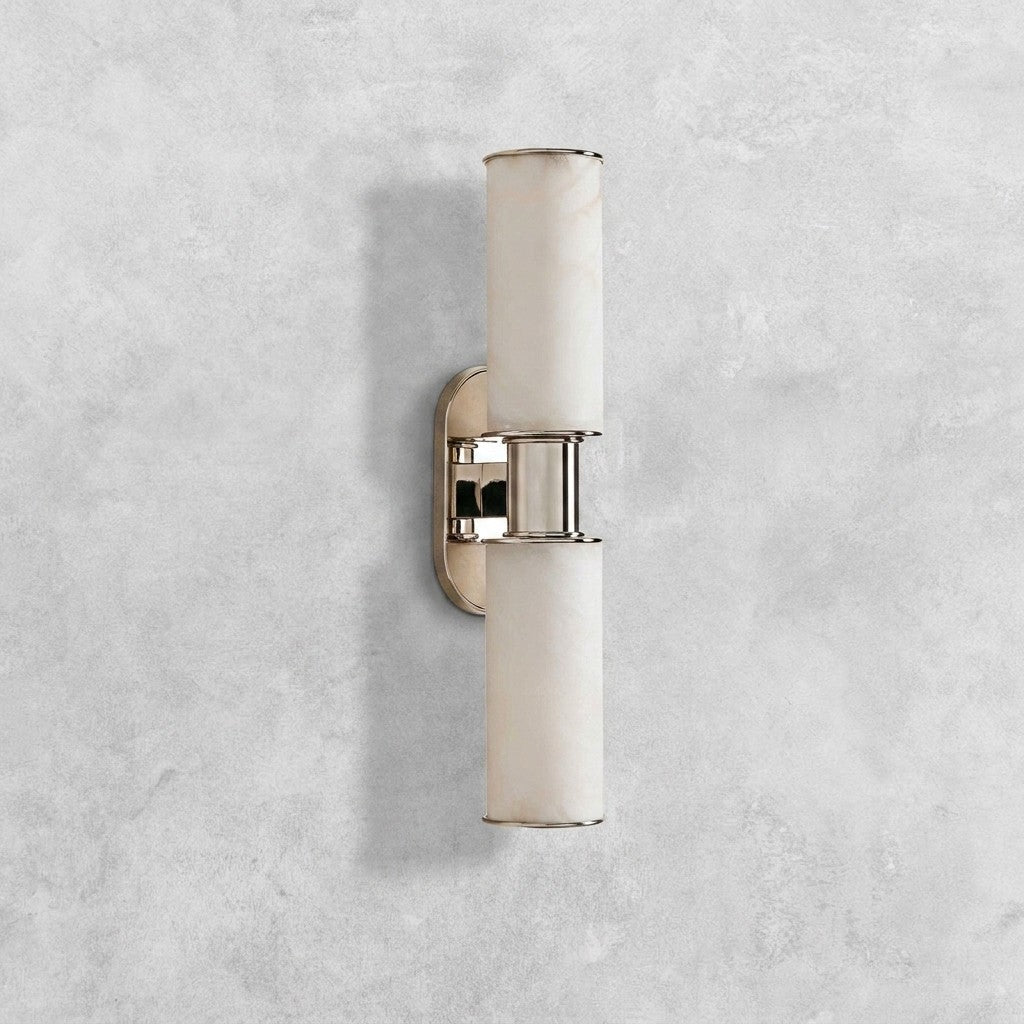 Harlin Alabaster 2-Light Wall Sconce