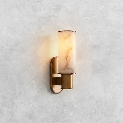 Harlin Alabaster Modern Wall Sconce