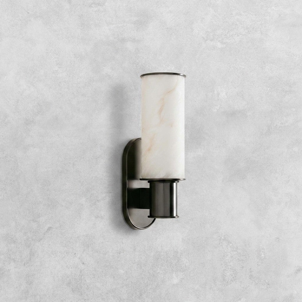 Harlin Alabaster Modern Wall Sconce
