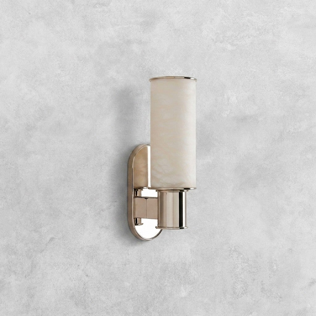 Harlin Alabaster Modern Wall Sconce