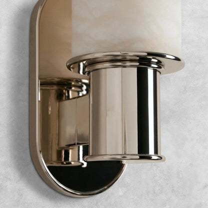 Harlin Alabaster Modern Wall Sconce