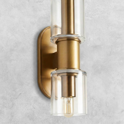 Harlin Clear Glass 2-Light Wall Sconce