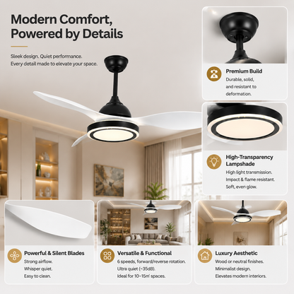 SOLARA Modern Ceiling Fan