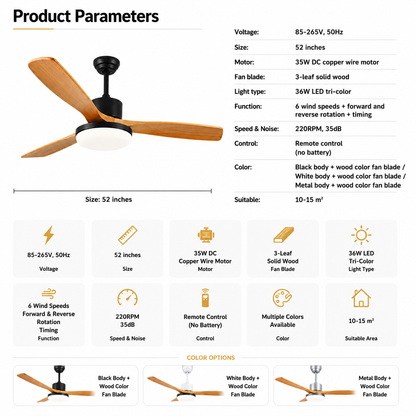 LUMERA Ceiling Fan