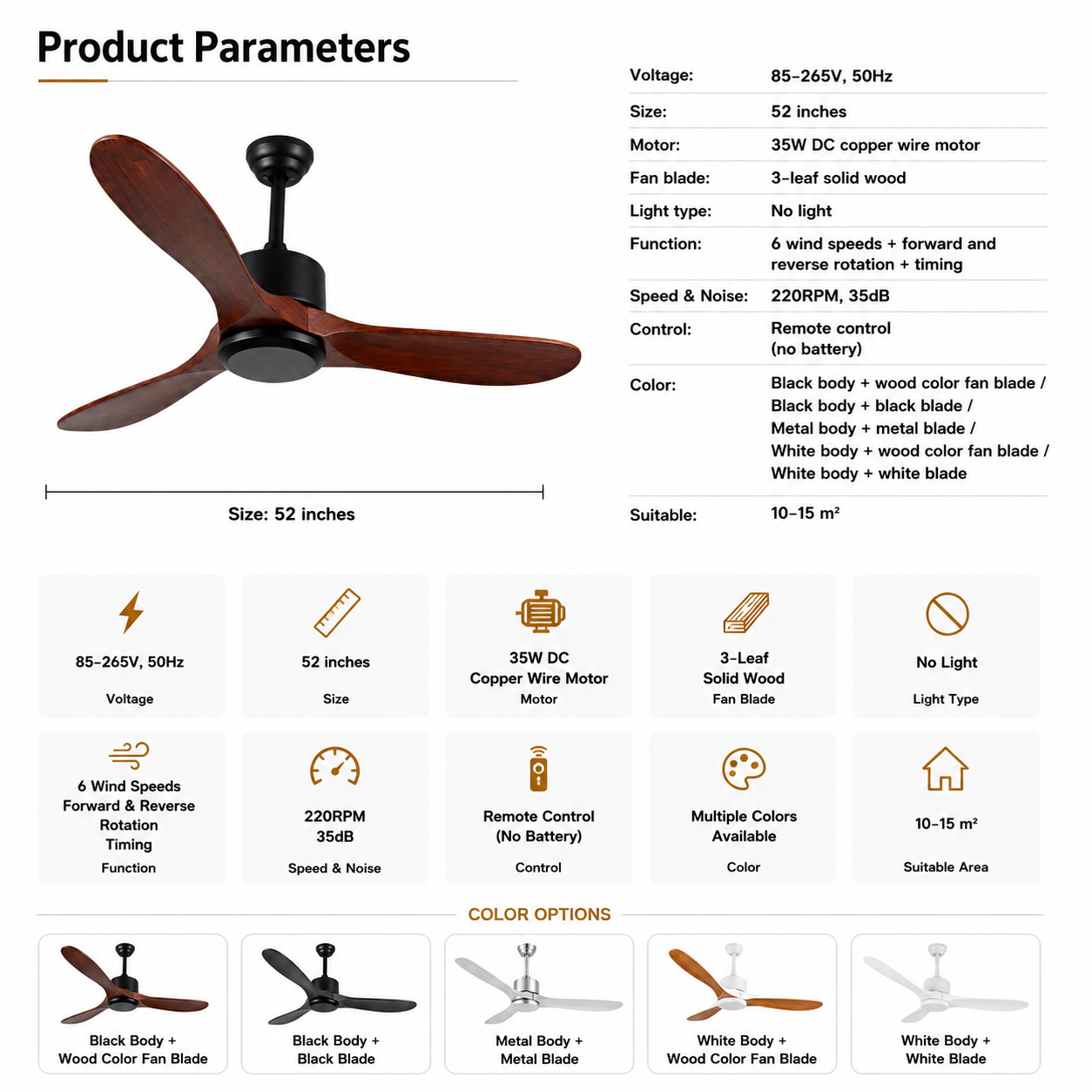 Venturoa Ceiling Fan