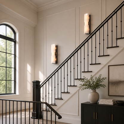 Hadilor Calcite Linear Sconce