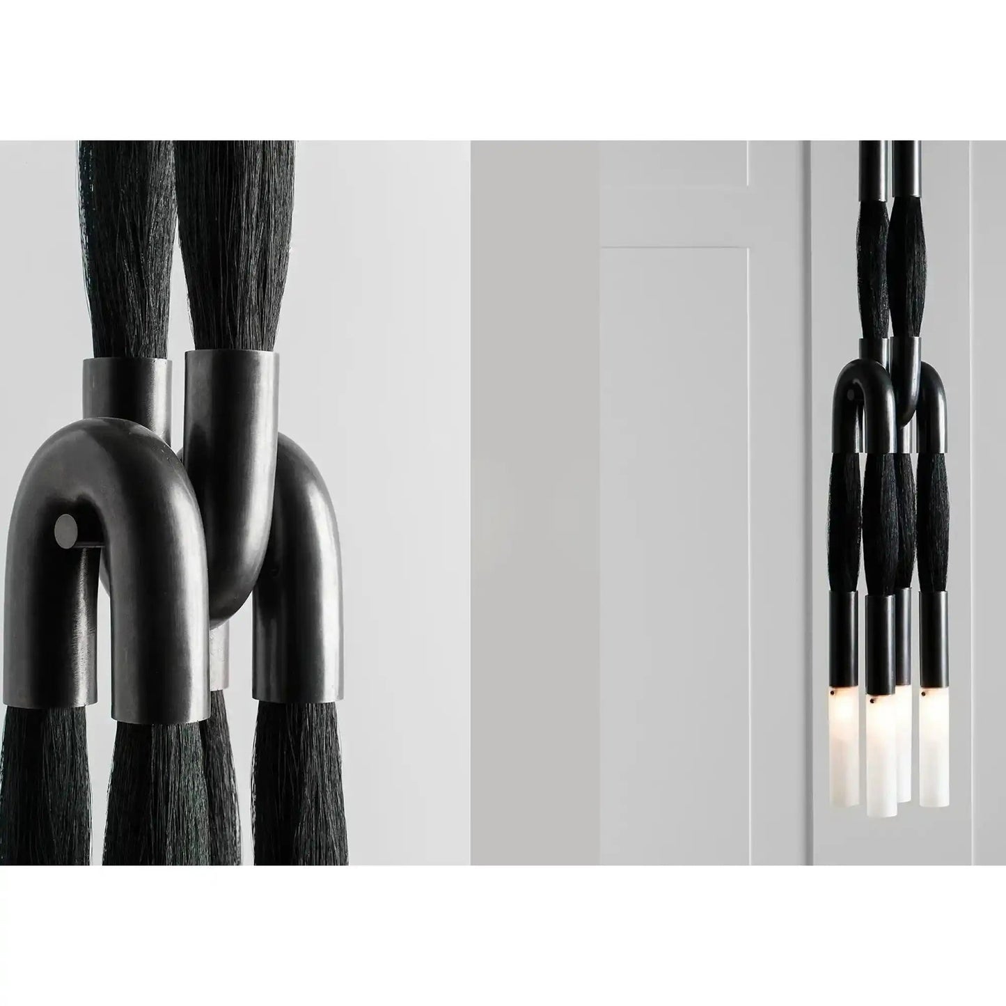 Horsehair Pendant Light
