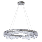 Circular Glass Chandelier